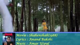 Song Jaane Do Mujhe Jaana _4K Video_ Shahenshah _