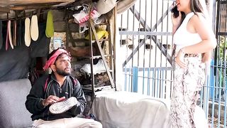 Girl less behave with shop keeper