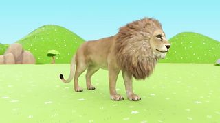 Learn Colors With Animals Cow, Tiger, Lion, Gorilla, Elephant, Shark Crossing Animal Animation.