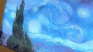 Van Gogh Art Anime LED Light Painting Room Decor