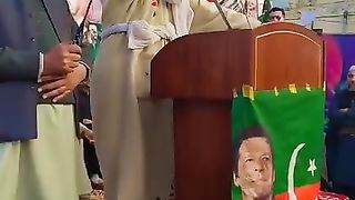 The Old Man Sing A Song  In PTI Jalsa
