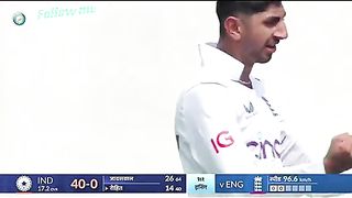 All six wickets of India 1st day 2nd test