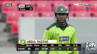 Abdul Razzaq Blistering batting vs New Zealand.