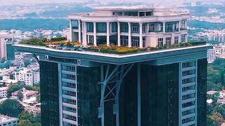 The 40,000 Sq Ft. sky mansion on top of Kingfisher Tower in Bangalore!⁠ ????⁠