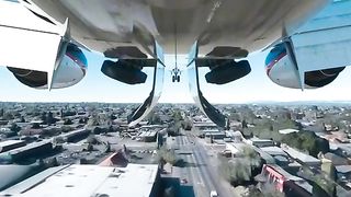Plain landing