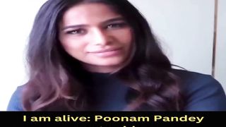 I am alive: Poonam Pandey posts video #poonampandey #short #shorts #trending #viral #bollywood #viralshorts