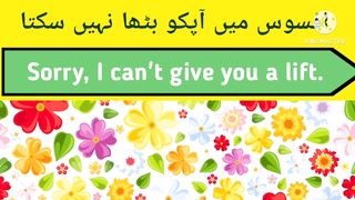 English to Urdu sentences