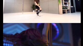 Cinta laura pole dance