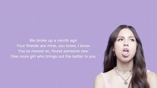 Happier -olivia Rodrigo-lyrics