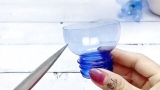 beautiful decorative lights from used mineral water bottles