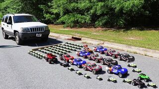 How Many Toy Cars Does It Take To Pull A Real Car