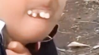 si adek terlalu semangat
