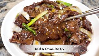 Beef And Onion Stir Fry ｜Tender And Juicy Beef