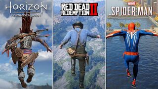 Jumping From the Highest Points in 25 Different Games