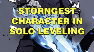 Strongest characters in solo leveling!