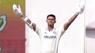 Jaiswal 1st international century in test match