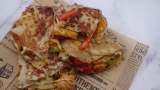 Chicken Fajita Crepes/Sandwich