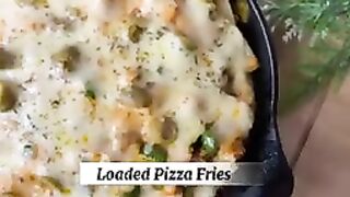 Loaded Pizza Fries ???? Recipe at home ♥️♥️♥️