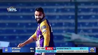 Iftikhar Ahmed hit 6 sixes in over