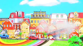 The Kids Play with Toy Cars and Slides. #cartoon # kids # children # funny video