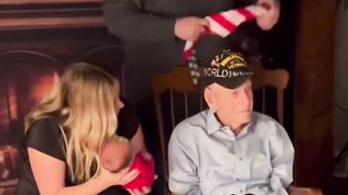 101-year-old veteran meets his great-great granddaughter