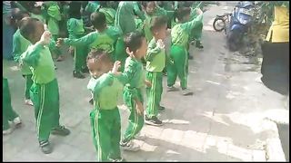 Senam Pagi Anak PAUD