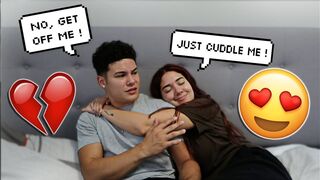 REFUSING To Cuddle With My Girlfriend Prank! *SHE'S TOO CUTE*