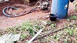 Proses pembuatan sumur bor❗Usaha perikanan tergantung pada sumber air