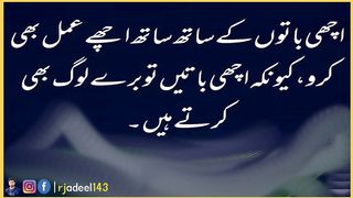 Three Essential Actions for Sustaining Joy in Life, Endorsed by Allah _ Golden Quotes in Urdu-Hindi