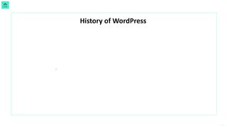2 History of WordPress
