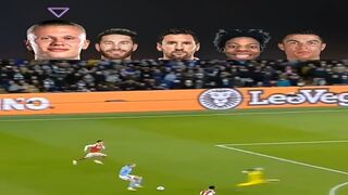 Haaland vs Messi vs Speed vs Ronaldo - Bicycle Kick Challenge - febspot