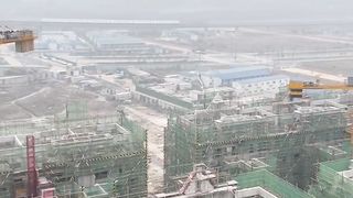 The work of Tower Crane Group at the construction site