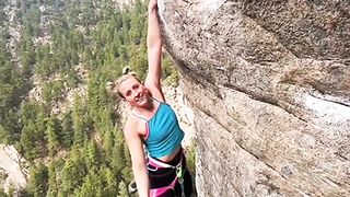rock climbing