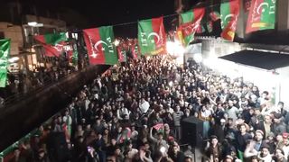 پشاور سے عمران خان کے نامزد امیدوار برائے  آصف خان کا  میں ایک عظیم الشان جلسہ