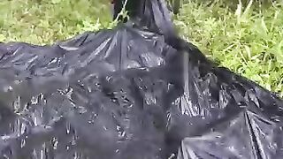 Camping in rain