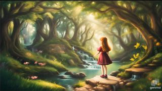 A beautiful kids cartoon 3D story