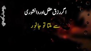 Rizzq aqaal aur danishwari