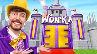 Chocolaterie Willy Wonka créée par MrBeast pour ces abonnés !