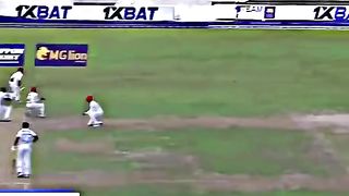 Mathews Once again got out in a strange way