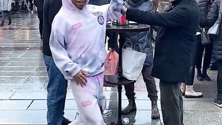 Have dancing fun with my friend