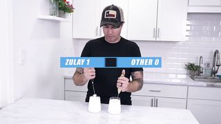 Zulay Kitchen Milk Frother Wand Drink Mixer - Durable, Proprietary Z Motor
