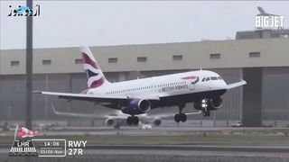 The landing and take off