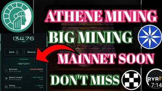 Athene New Mining App 2024। Avive Ke Bad New Mining App। Ice Ke Bad Athene Mining App