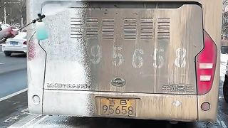 ASMR Washing Bus