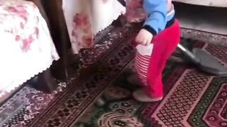 baby hard working ????