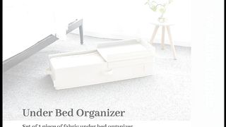We think storage Underbed Storage Bin, Store Items out of Sight