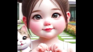 Cute baby girls