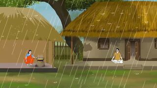 বৃষ্টির দিনের ডালপুরি _ Bengali Moral Stories Cartoon _ Rupkothar Golpo