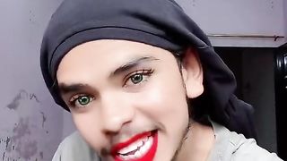 boy doing parody of girls