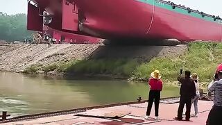 How a ship is launched